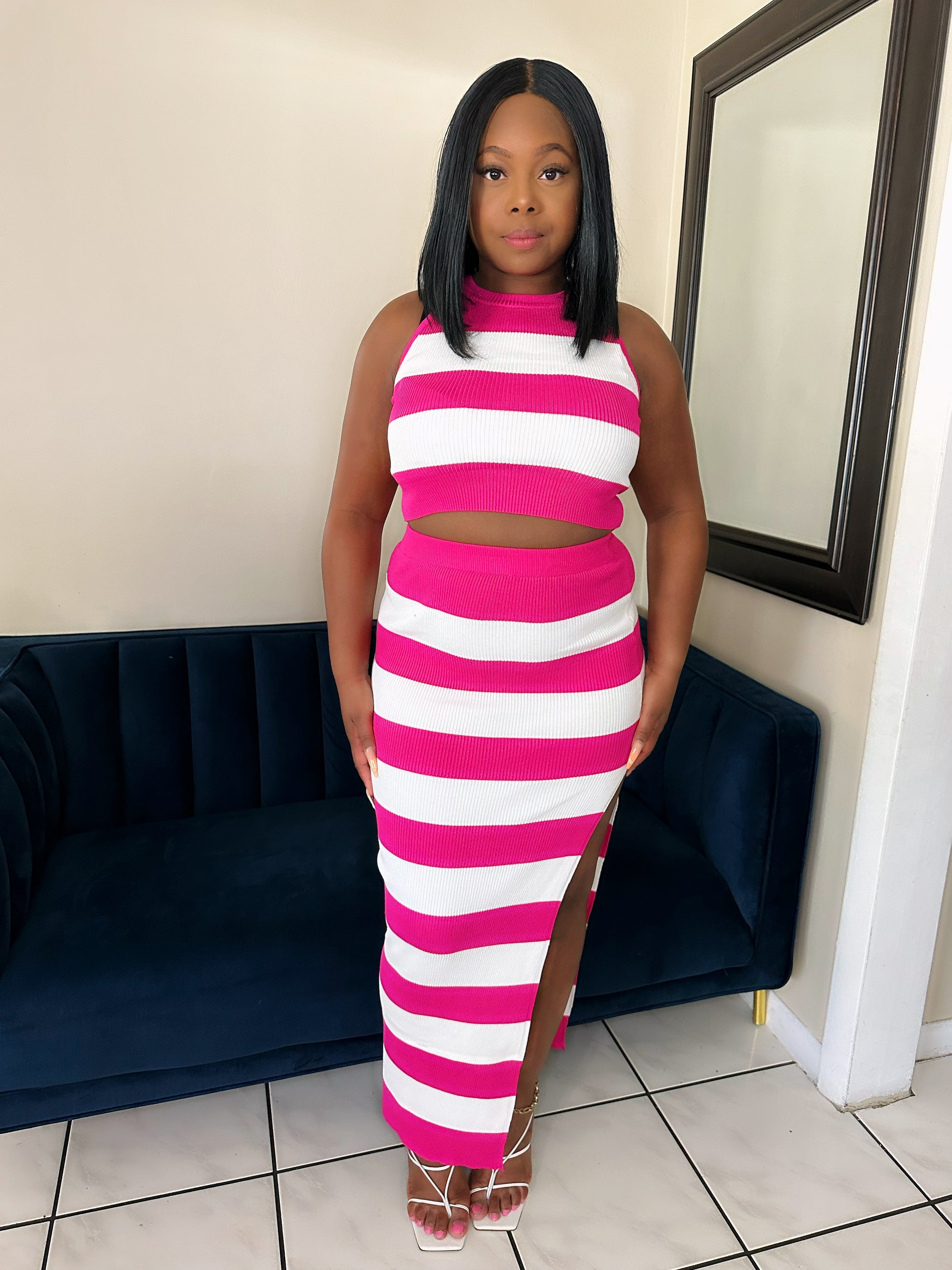 Alena Skirt Set – bold urban-chic women’s two-piece outfit