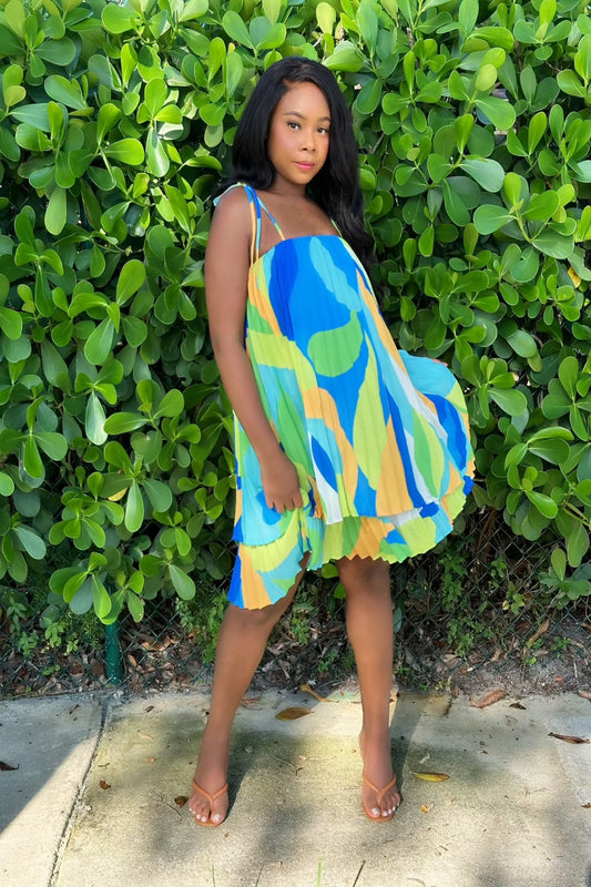 Womenβs bold cami mini dress with urban street-style vibe