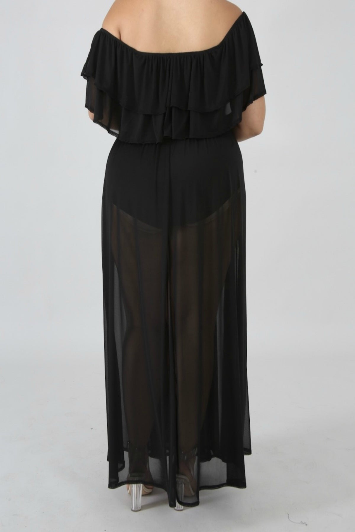 Sexy Sheer Maxi Dress