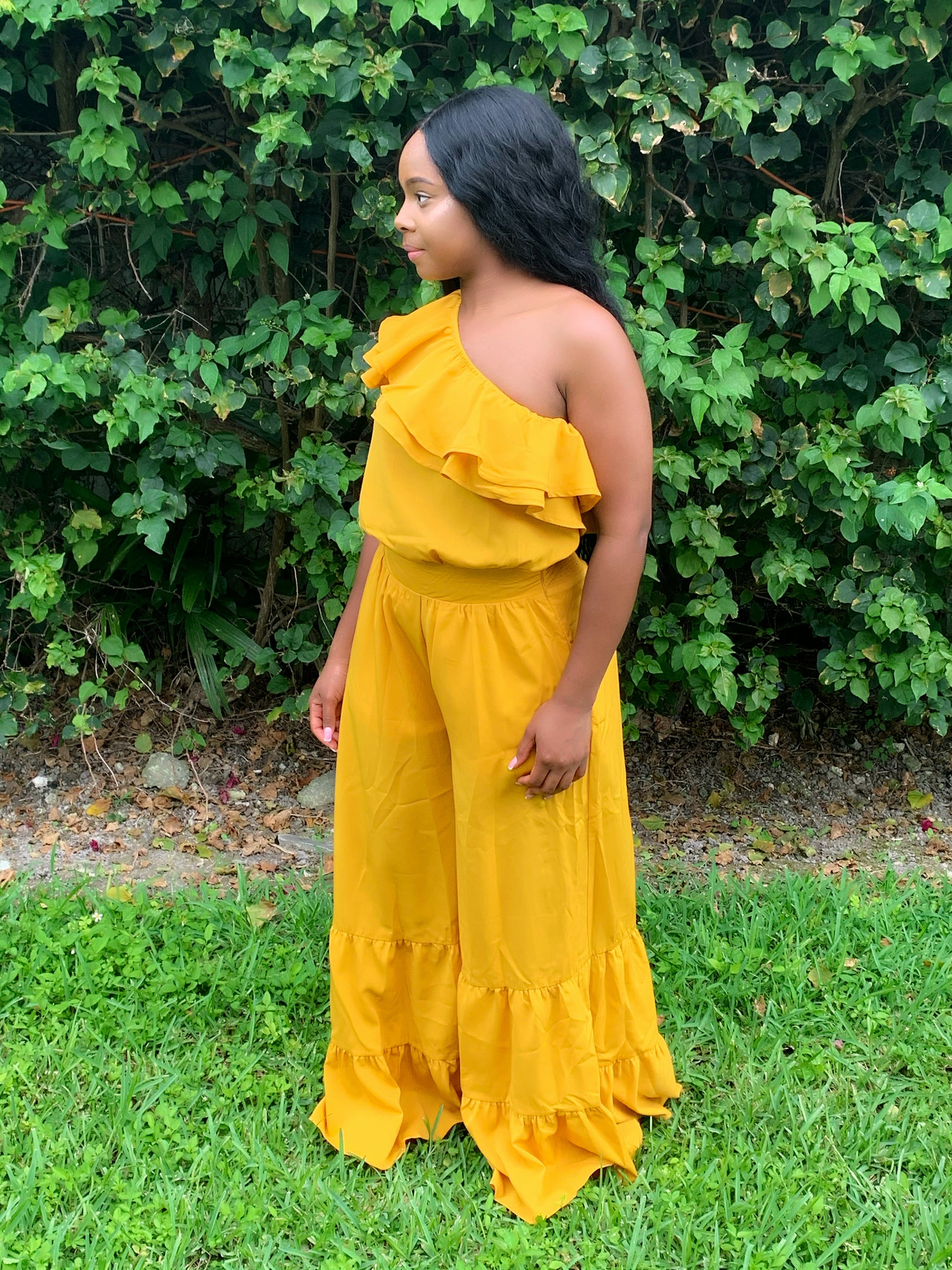 One Shoulder Jumpsuit