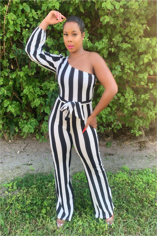 Stripe Jumpsuit