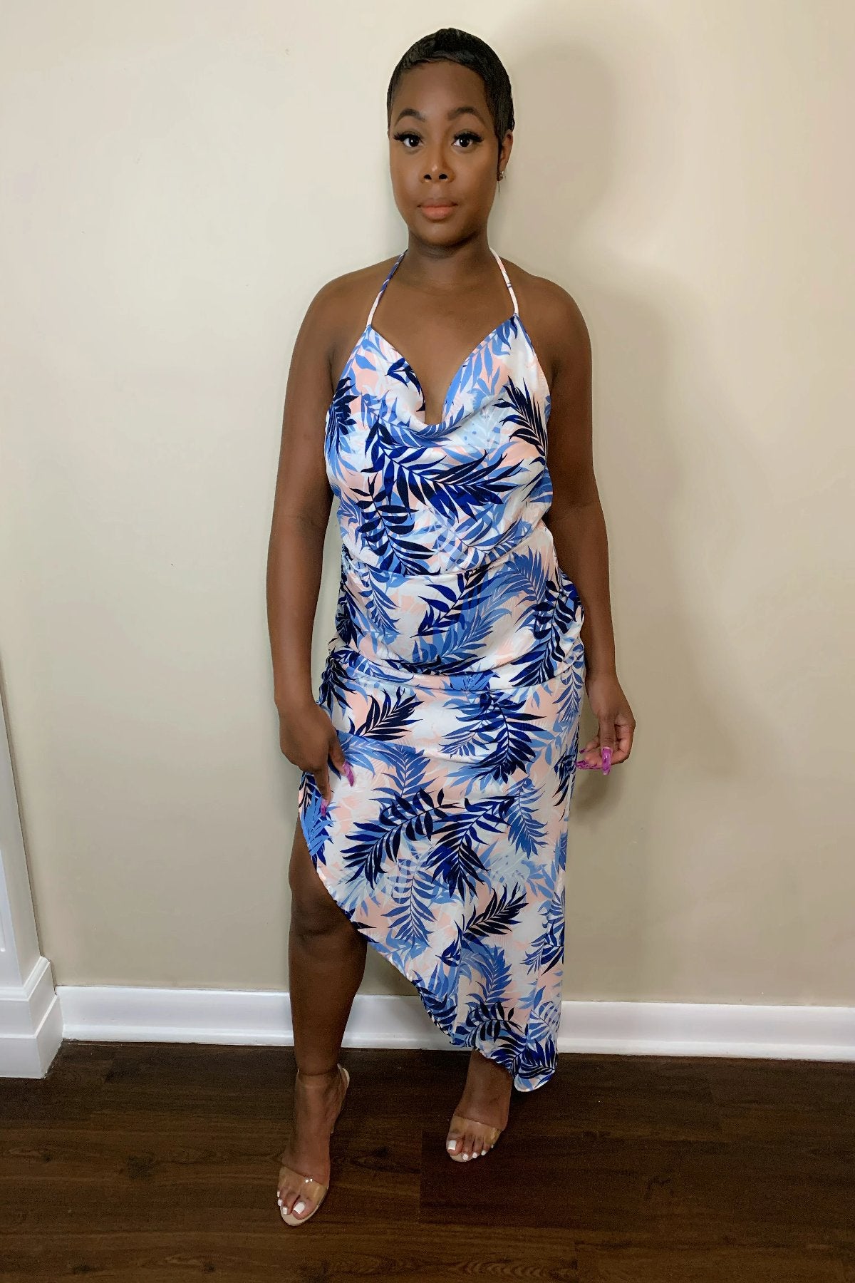 Havana Nights Dress Bold Floral Ruched Dress | Boutique Sales Chic Havana Nights Dress Bold Floral Ruched Dress | Boutique Sales Chic
