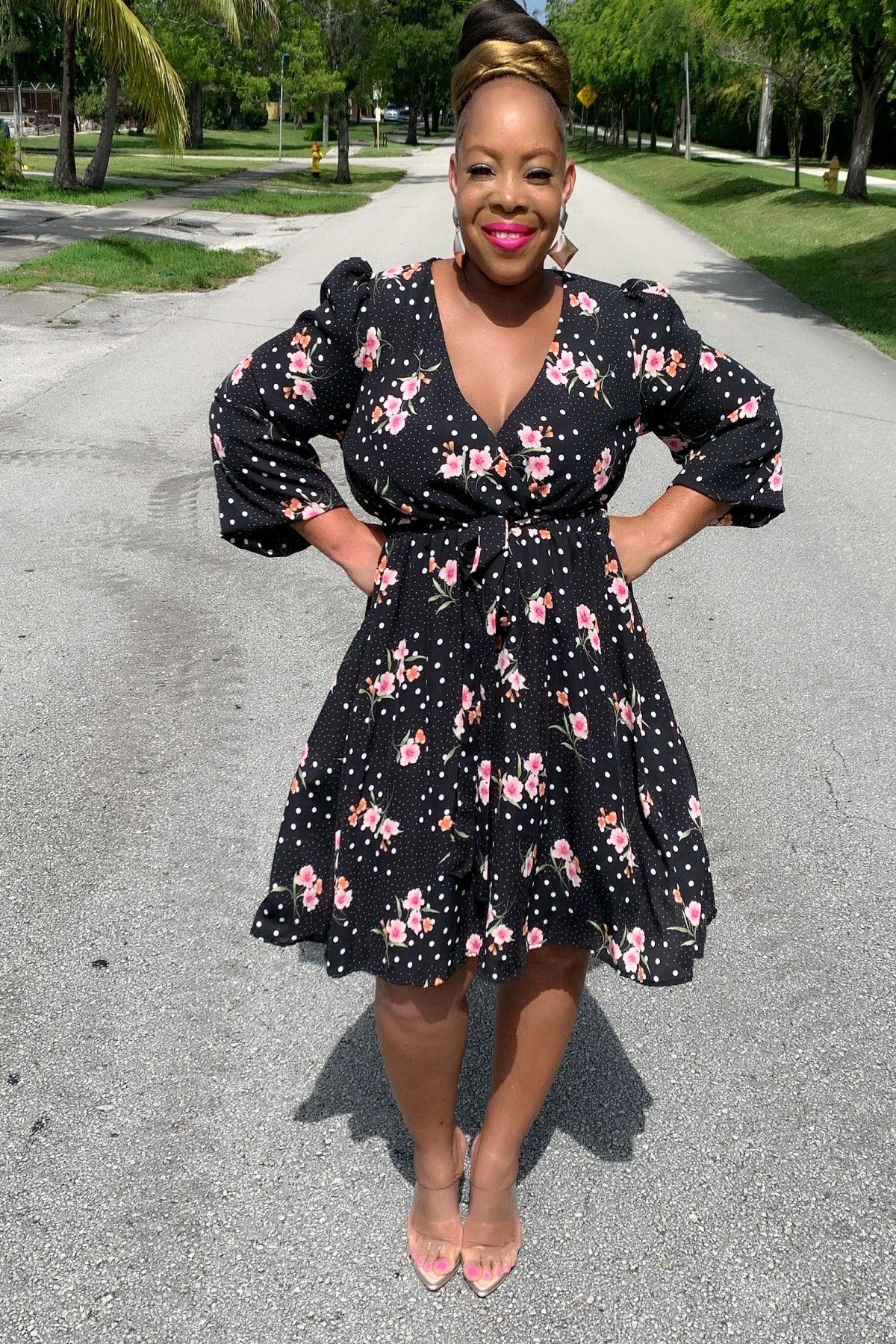 Hollywood Plus Size Dress – Elegant Curve-Flattering Statement Dress