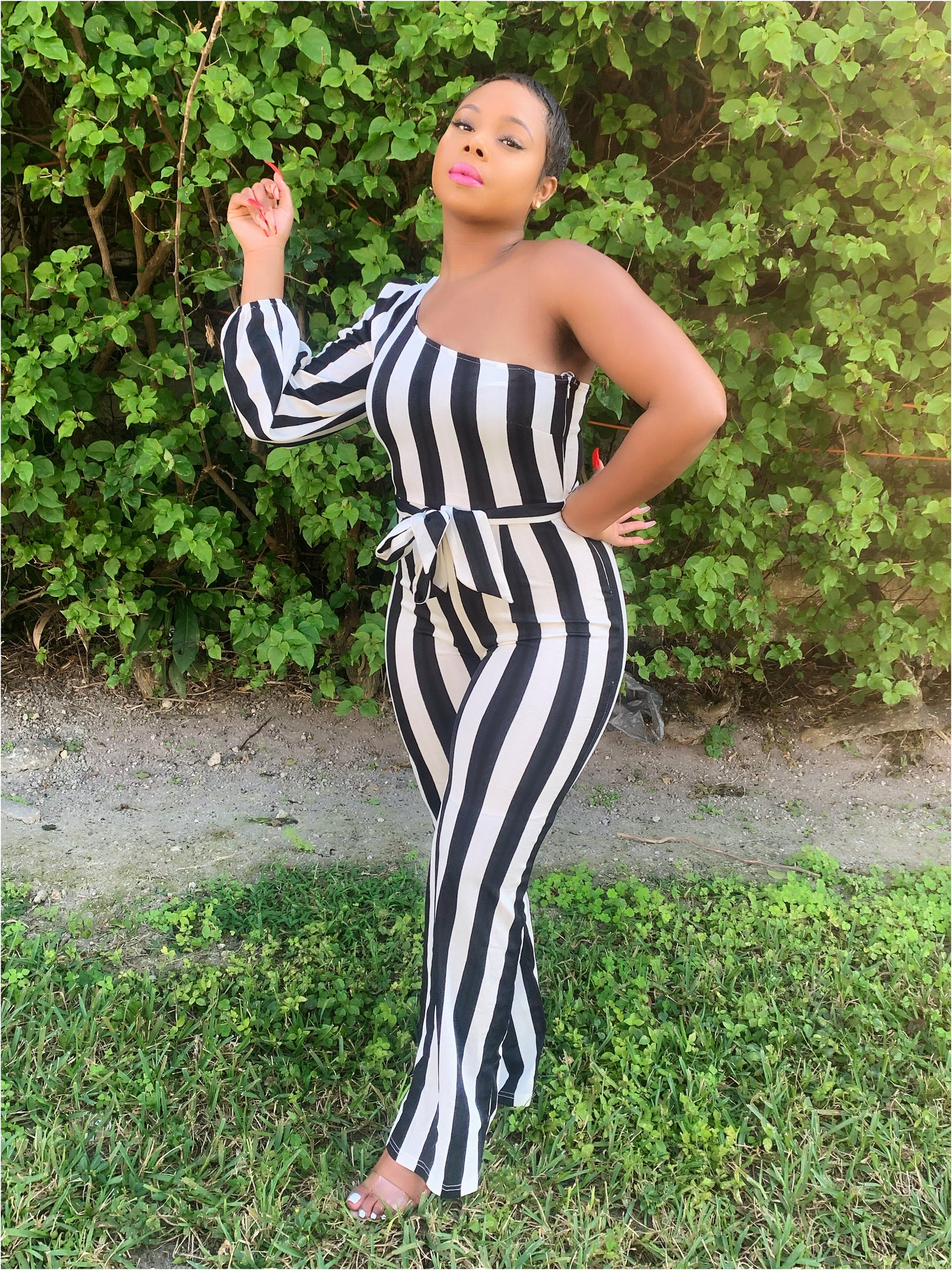 Black n White Jumpsuit
