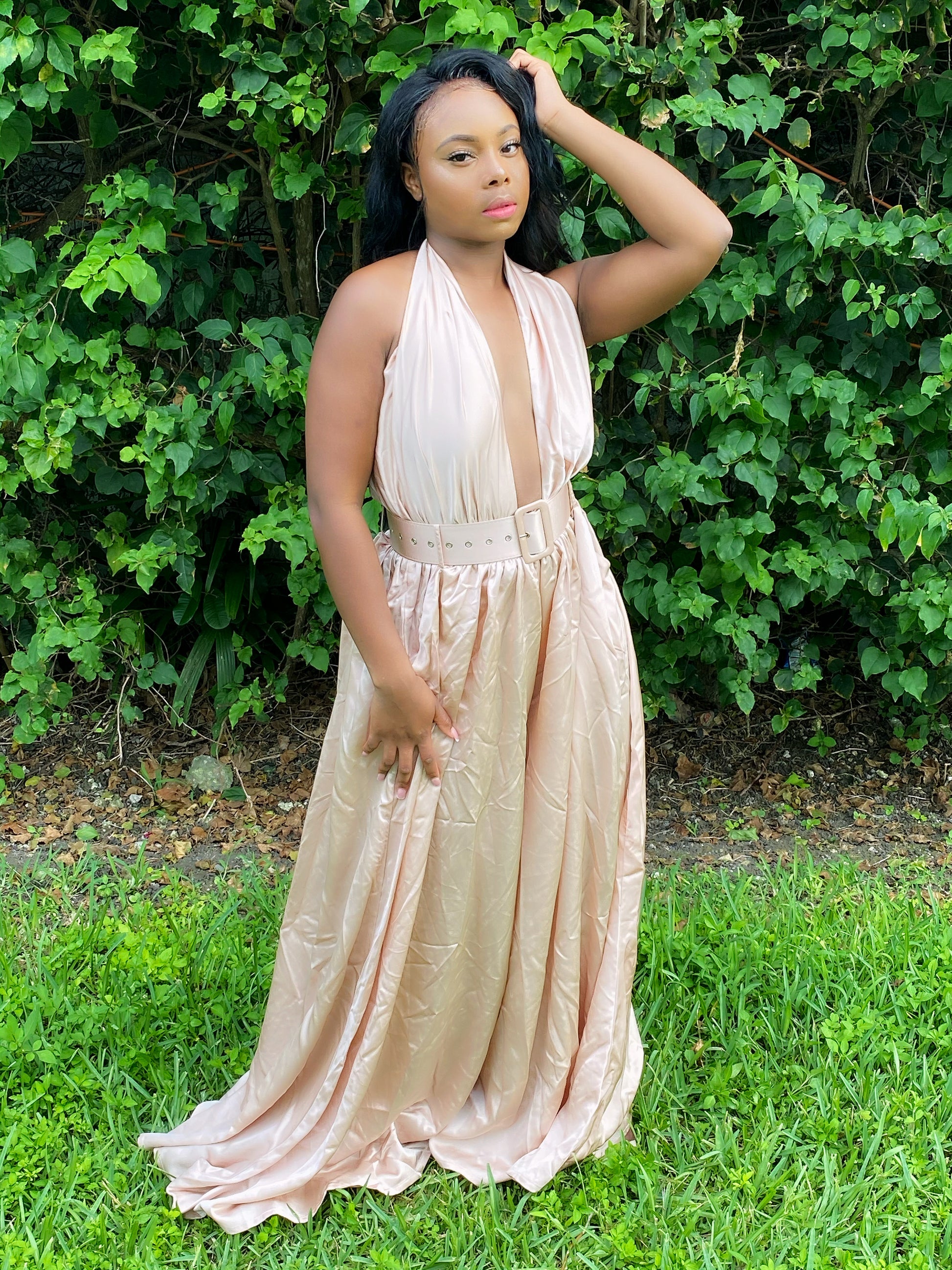 Nude Jumpsuit