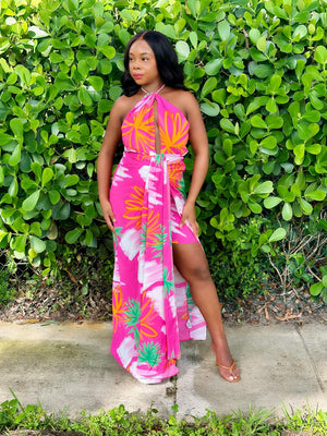 Tropical Mimosa Dress