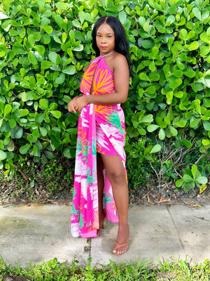 Tropical Mimosa Dress