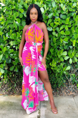 Tropical Mimosa Dress