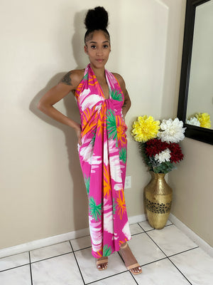 Tropical Mimosa Dress