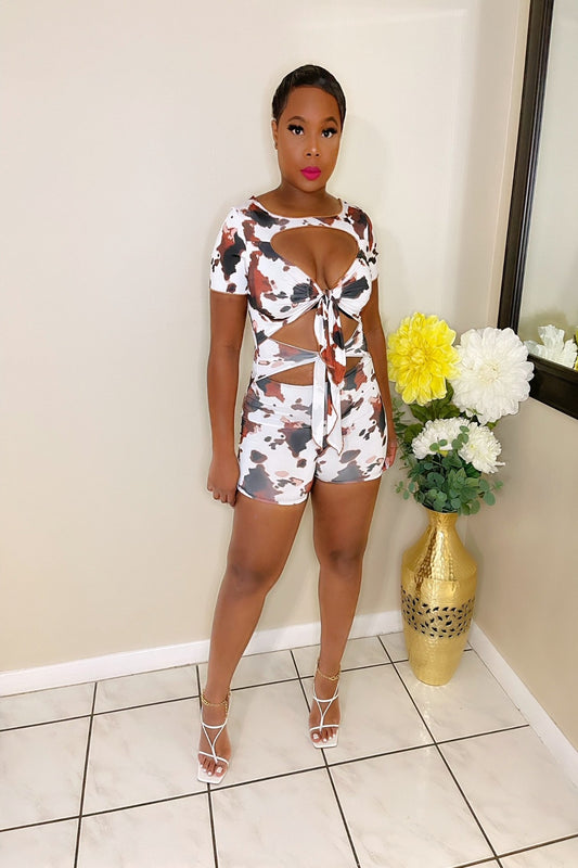 Reversed Cowgirl Romper
