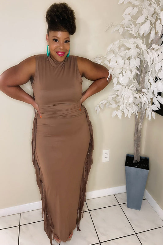 Latte Midi Dress