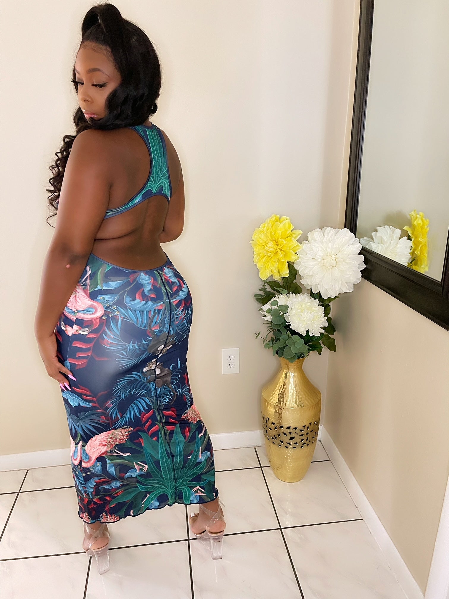 Cut Out Maxi Dress