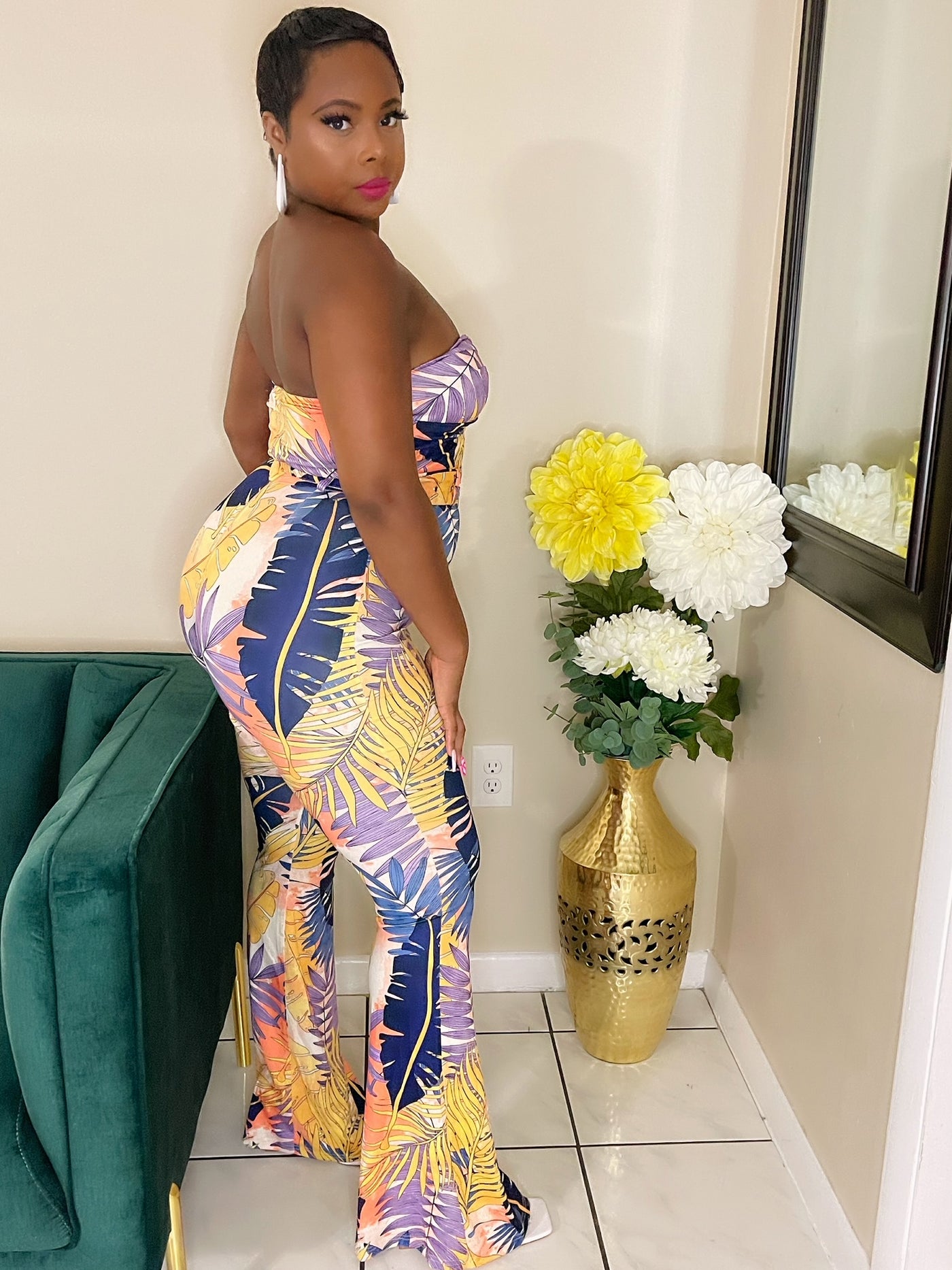 Floral Jumpsuit