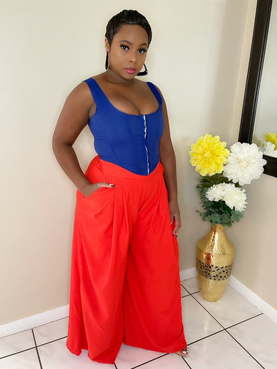Sabrina Blue Corset