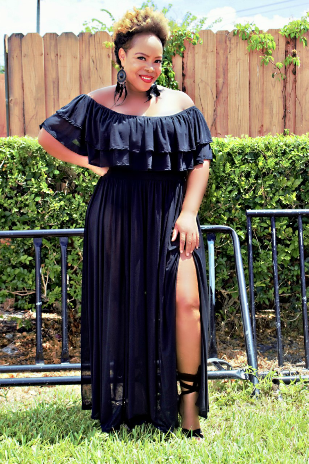 Sheer Maxi Dress