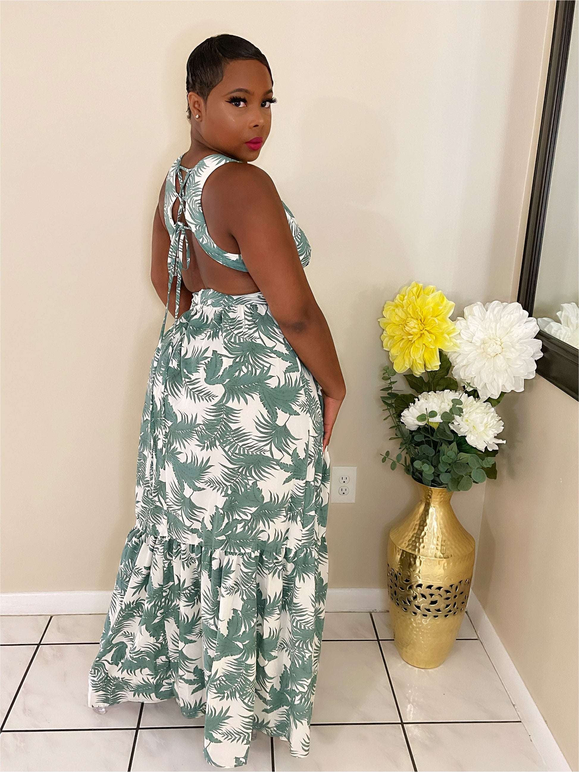 Cut Out Maxi Dress