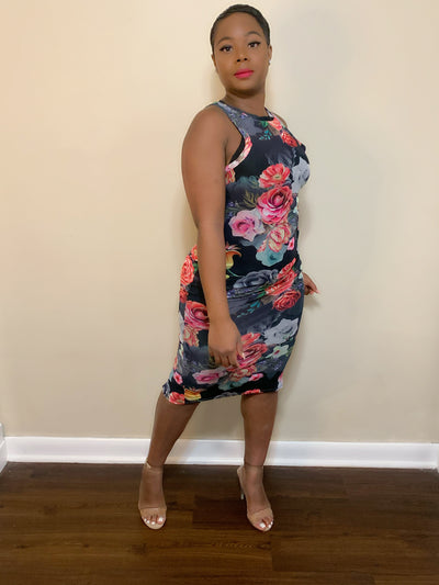 Floral Midi Dress