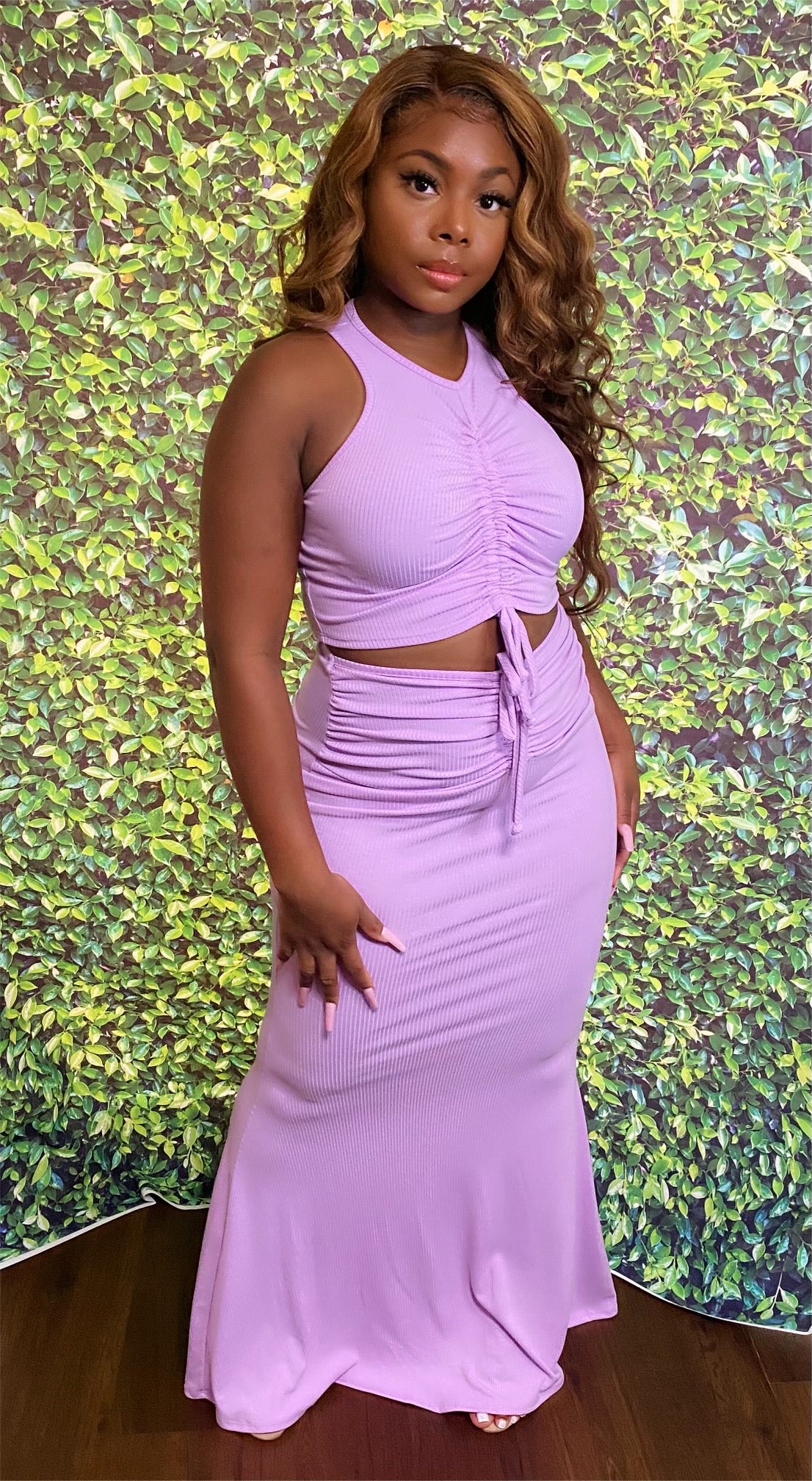 How to wear a skirt set