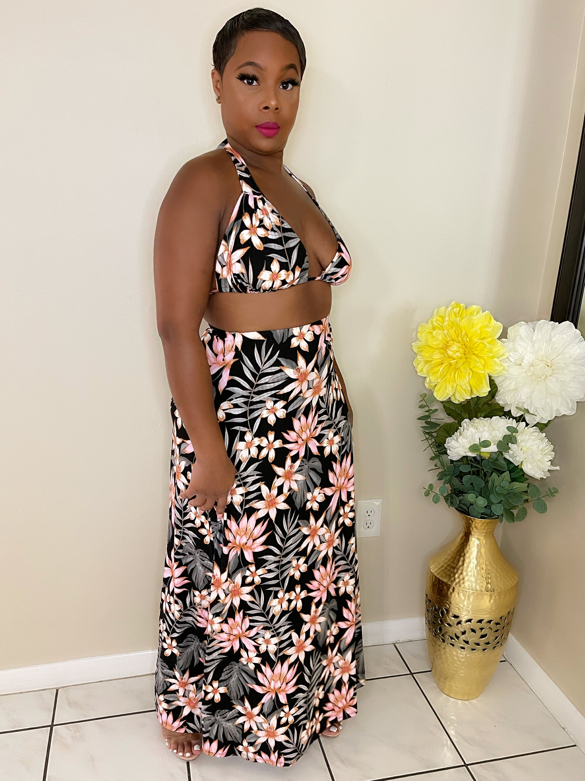How to wear a skirt set